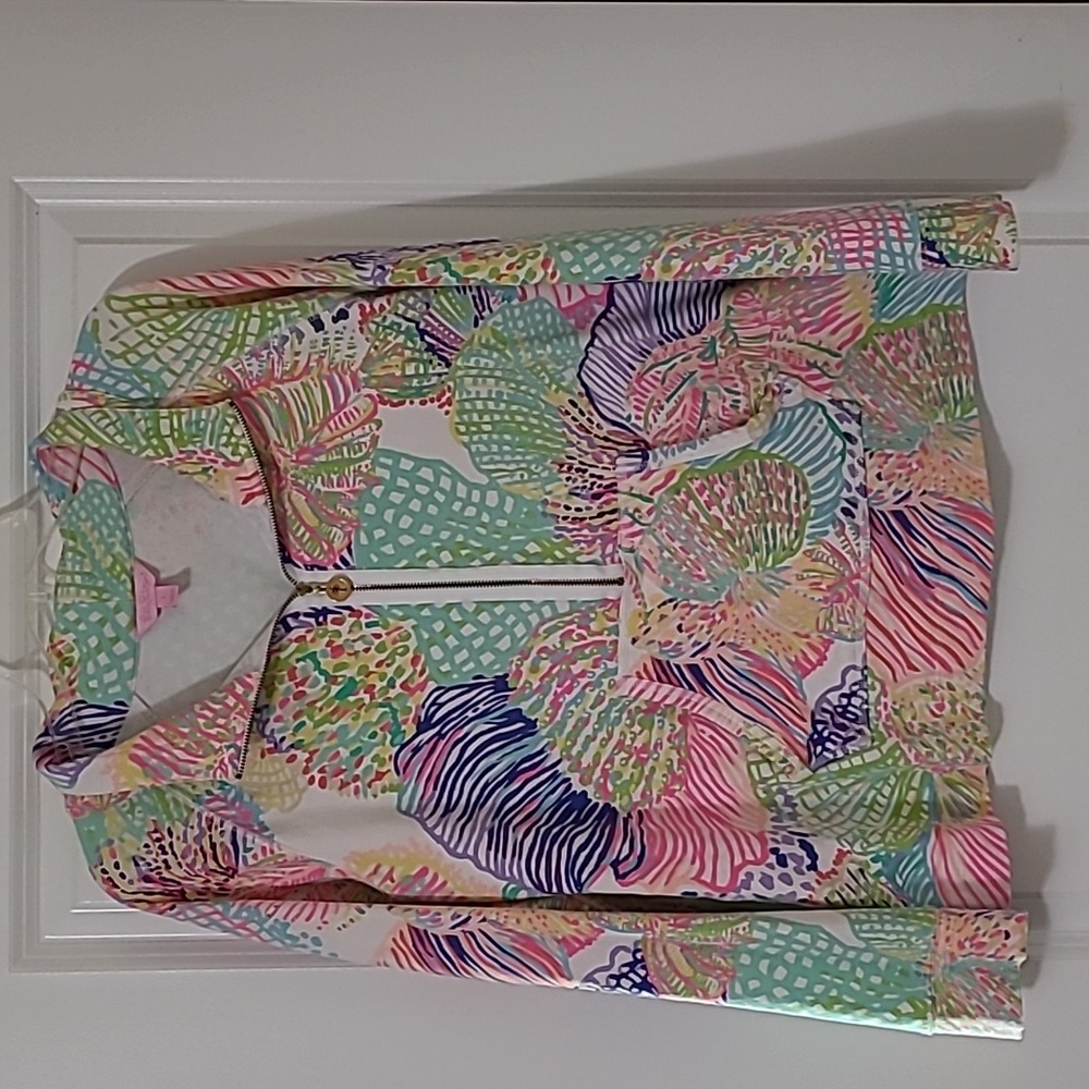 Lilly Pulitzer Popover 1/2 Zip Pullover Large